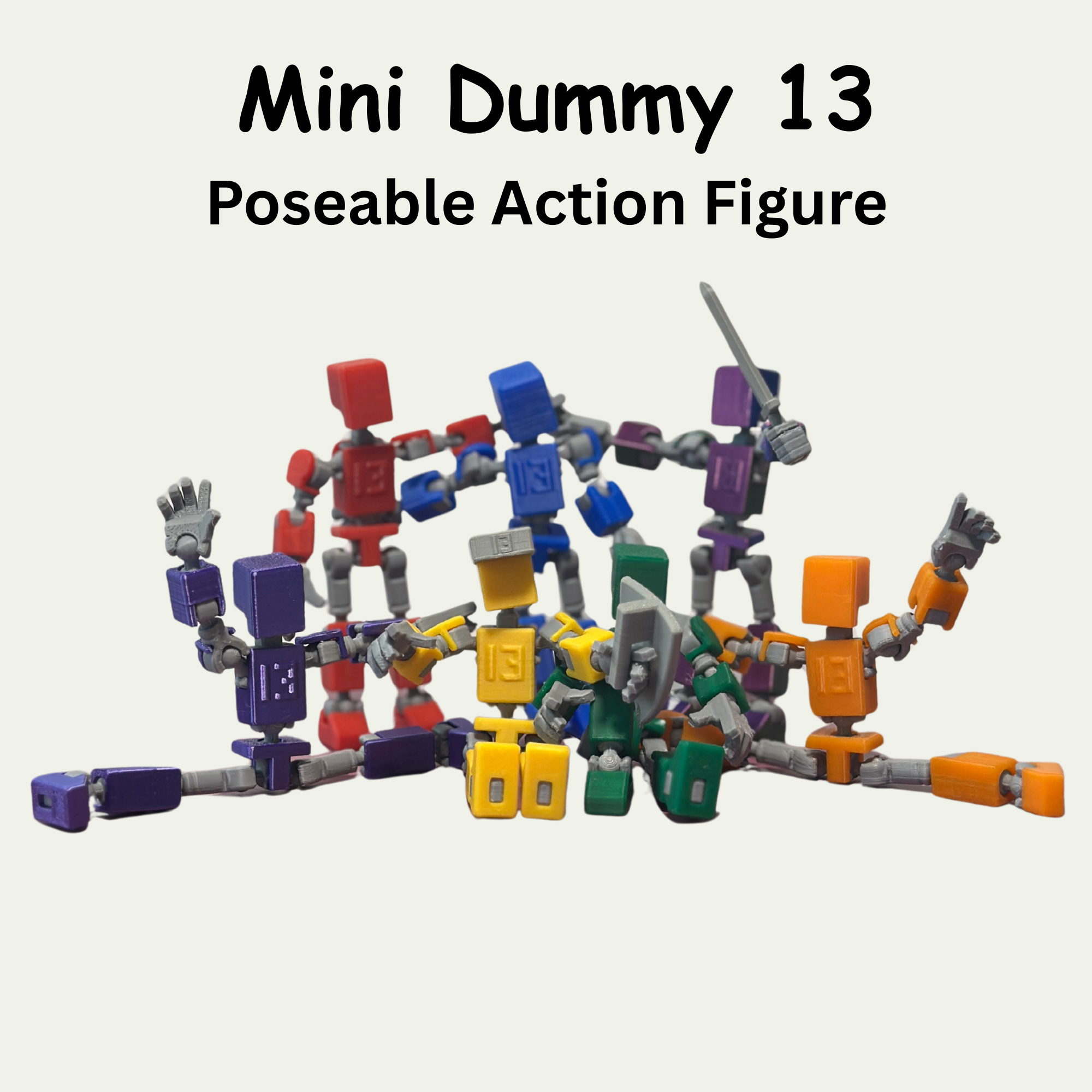 Mini Dummy 13 Articulated Action Figures