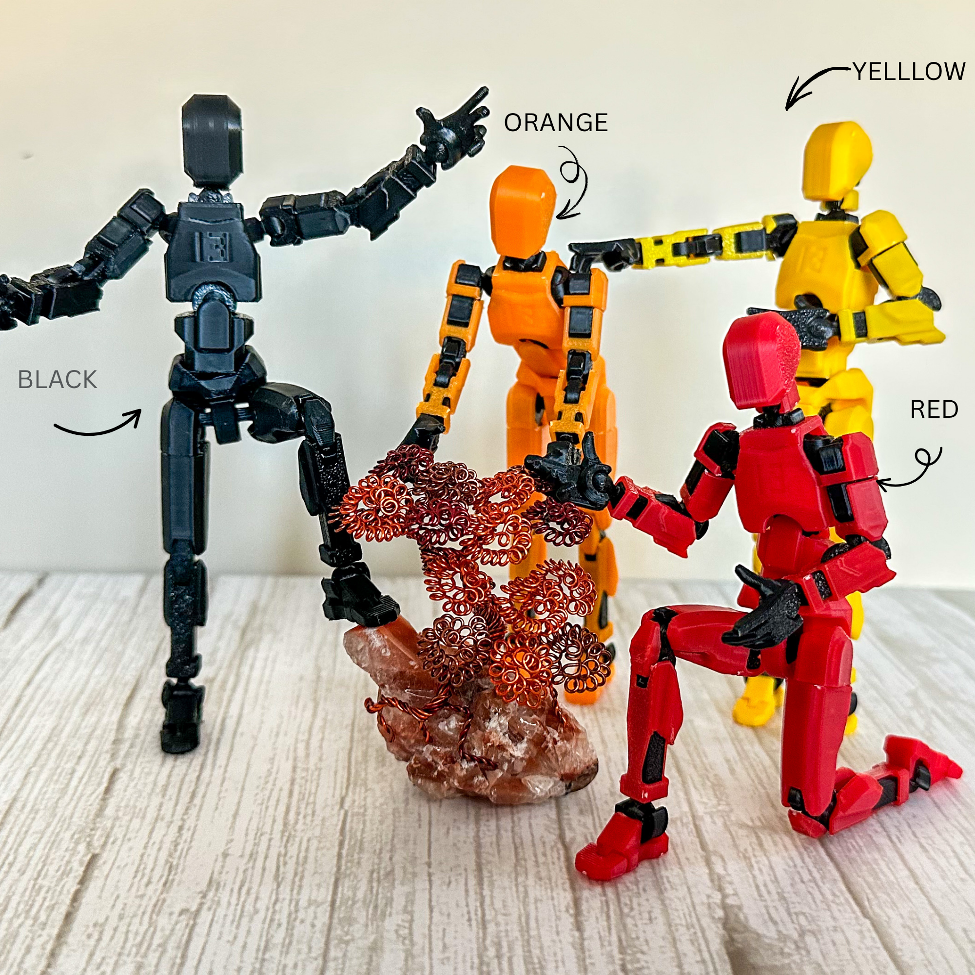5.25" Dummy 13 Poseable Articulated Action Figures