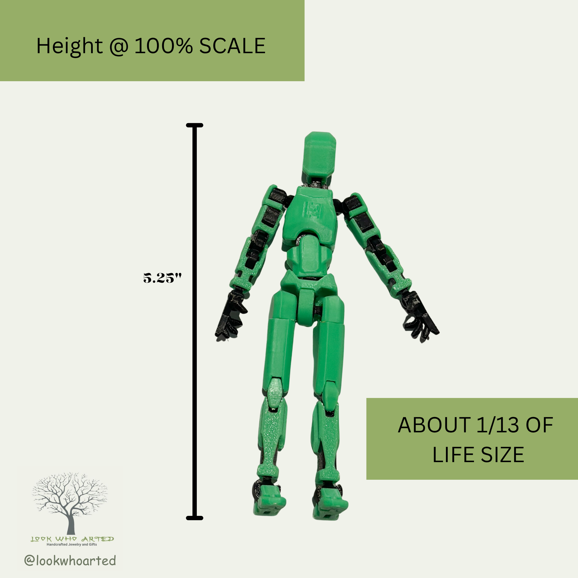 5.25" Dummy 13 Poseable Articulated Action Figures